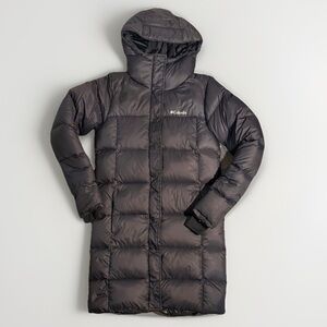 Columbia long down jacket